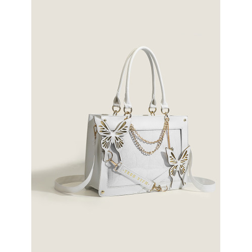 次域原創痛包迷宮蝴蝶單肩斜背Lolita哥特蛛網痛暗黑系吧唧托特包