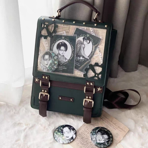 蒸汽時代痛包賽博龐克復古食量吧唧學生動漫日常社畜雙肩包