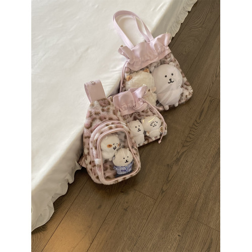 錢一波痛包|新年秋冬限定粉紫毛絨豹紋胸包10cm娃包小食量斜後後背包 錢一波痛包|新年秋冬限定粉紫毛絨豹紋胸包10cm娃包小食量斜後後背包