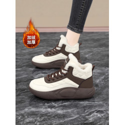 黑色雪地靴女款冬季2026新款加厚加絨保暖短靴久站不累腳休閒棉鞋