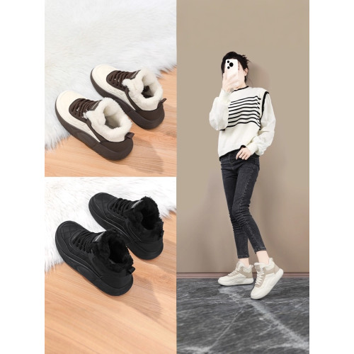 黑色雪地靴女款冬季2026新款加厚加絨保暖短靴久站不累腳休閒棉鞋