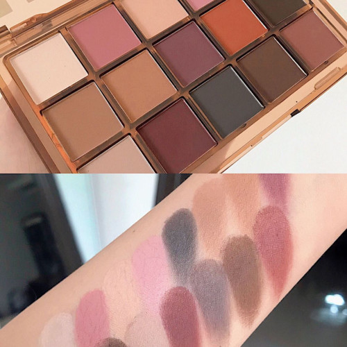 15色馬卡龍眼影盤多色cos玩妝珠光啞光大地色彩色舞台歐美彩妝盤