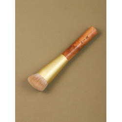 屋久杉WJ03老貨金狐毛大號圓頭粉底刷粉底液刷不吃粉初學者仙寶蘭