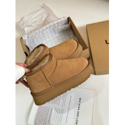 真皮毛一體厚底雪地靴女2026新款冬季加絨加厚防滑桑坡東北大棉鞋