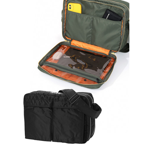 日系經典~TANKER大號尼龍通勤辦公單肩斜後後背包休閒郵差大包電腦包 日系經典~TANKER大號尼龍通勤辦公單肩斜後後背包休閒郵差大包電腦包