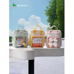 shukiku痛包多功能大容量小餅乾雙肩後後背包女新款後後背包初高中大學生