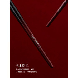 魅女郎硃釉N109斜圓角眉刷黑水貂毛勾勒眉形填充眉粉化妝刷一支裝