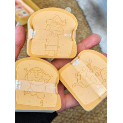 郭小妞粉撲蠟筆小新聯名麵包巧克力氣墊粉底液專用化妝海綿不吃粉