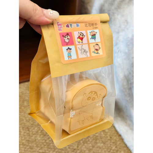 郭小妞粉撲蠟筆小新聯名麵包巧克力氣墊粉底液專用化妝海綿不吃粉 郭小妞粉撲蠟筆小新聯名麵包巧克力氣墊粉底液專用化妝海綿不吃粉