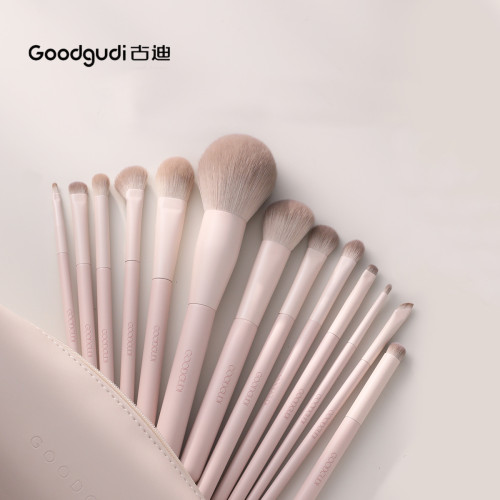 古迪桃夭新手化妝刷套裝眼影腮紅修容暈染鼻影全套刷子專用眼部