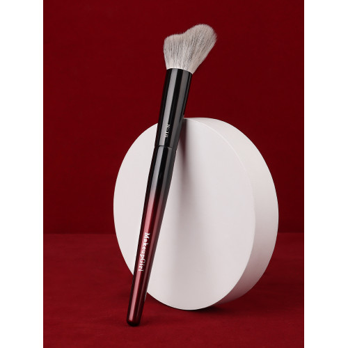 魅女郎硃釉N16波浪形修容刷小號面部輪廓刷動物毛側臉隂影化妝刷