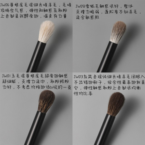 仙寶蘭溫柔有力量眼影刷鋪色刷平圓頭暈染刷鼻影刷一支軟毛化妝刷