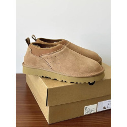 河南桑坡羊皮毛一體真皮純羊毛一腳蹬雪地靴女冬季短筒短靴大棉鞋