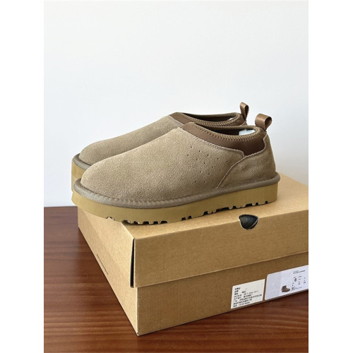 河南桑坡羊皮毛一體真皮純羊毛一腳蹬雪地靴女冬季短筒短靴大棉鞋