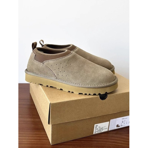 河南桑坡羊皮毛一體真皮純羊毛一腳蹬雪地靴女冬季短筒短靴大棉鞋