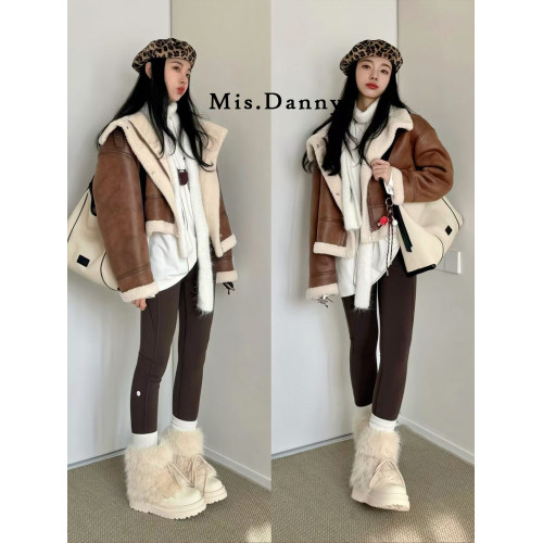 與愛私奔~防滑雪地靴女2025新款黑色爆款厚底短靴加厚東北大棉鞋