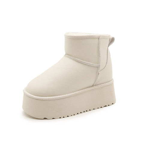 12CM內增高真皮雪地靴女2026冬季新款加絨保暖棉靴厚底防滑短筒靴 12CM內增高真皮雪地靴女2026冬季新款加絨保暖棉靴厚底防滑短筒靴