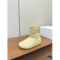 羊毛版~大頭雪地靴加絨保暖短靴女平底毛毛靴子百搭短筒東北棉鞋