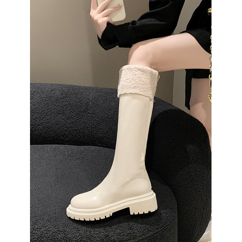 長筒雪地靴女2026年新款秋冬季加絨保暖厚底百搭中筒棉靴高筒棉鞋 長筒雪地靴女2026年新款秋冬季加絨保暖厚底百搭中筒棉靴高筒棉鞋