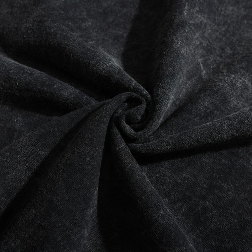 BOYUE帛躍春秋季長袖做舊水洗純棉T恤男潮純色復古打底衫日系內搭