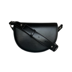 春夏新款黑色高級感包包女式半圓馬鞍包小衆百搭質感單肩斜後後背包女