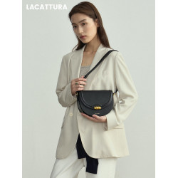 牛皮馬鞍包包女2026春夏新款小衆質感單肩包時尚百搭腋下包斜後後背包