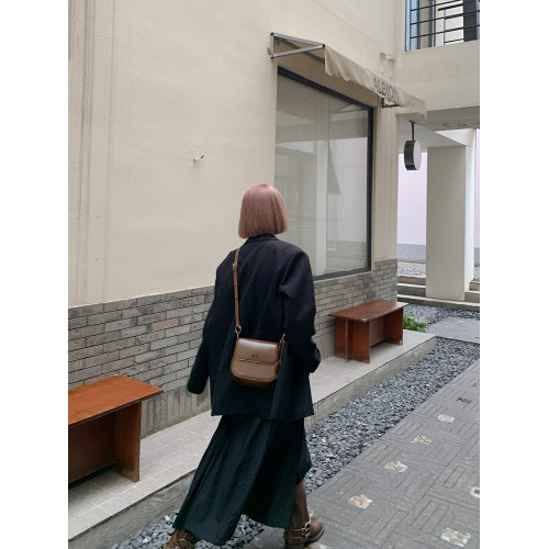 Micocah「甜心馬鞍」包包女士2025新款單肩斜後後背包時尚復古原創