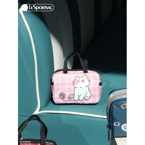 LeSportsac樂播詩新款TRENDY系列可愛拉鍊收納零錢手拎包手拿包