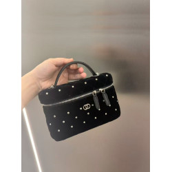 絲絨包包小香風盒子包2026新款小方包25K滿天星手提包lp化妝包女