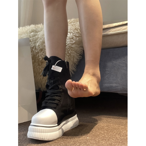 14cm隱形內增高帆布鞋女超高跟2025春季新款透氣超輕厚底小個子潮