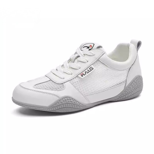 真皮軟底網面透氣輕便小白鞋網鞋女2026春夏季薄款運動跑步休閒鞋