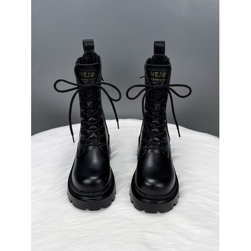 真皮馬丁靴女高跟厚底增高秋冬加絨棉靴流行爆款雙拉鍊英倫中筒靴 真皮馬丁靴女高跟厚底增高秋冬加絨棉靴流行爆款雙拉鍊英倫中筒靴