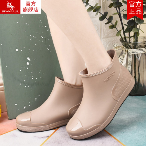 雨鞋女款防滑防水耐磨新款雨靴廚房工作膠鞋時尚女士成人短筒水鞋