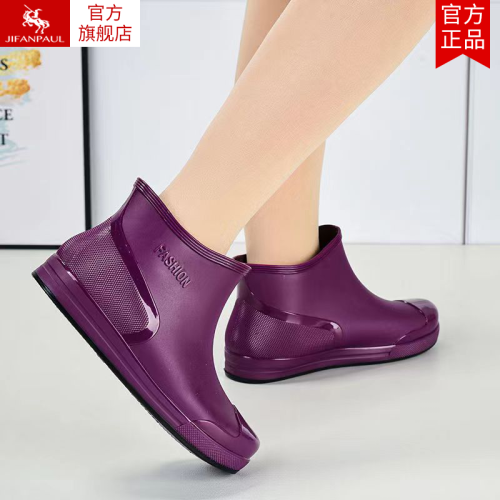 雨鞋女款防滑防水耐磨新款雨靴廚房工作膠鞋時尚女士成人短筒水鞋