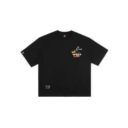 MRMAI CHILL系列夏季去野柴犬印花黑白涼感速乾寬鬆圓領短袖T恤