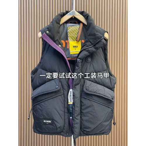 羽絨加厚立領馬甲男士冬季工裝大口袋休閒百搭白鴨絨保暖外套坎肩 羽絨加厚立領馬甲男士冬季工裝大口袋休閒百搭白鴨絨保暖外套坎肩