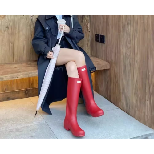 易夢玲同款雨靴女2025高筒惠靈頓雨鞋防滑水鞋網紅成人外穿