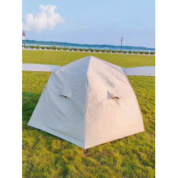 黑膠六角帳篷防雨罩防曬遮陽遮光保暖防風篷布野營沙灘釣魚帳篷套