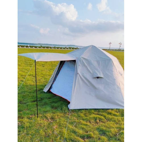 黑膠六角帳篷防雨罩防曬遮陽遮光保暖防風篷布野營沙灘釣魚帳篷套