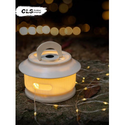 戶外露營卷尺燈20米燈串野營天幕帳篷氛圍燈派對陽台LED裝飾燈