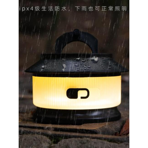 戶外露營卷尺燈20米燈串野營天幕帳篷氛圍燈派對陽台LED裝飾燈