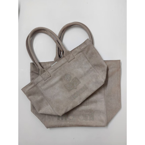 法國Mar家帆布包鑲鑽休閒購物袋手提袋totebag麂皮絨托特包單肩包 法國Mar家帆布包鑲鑽休閒購物袋手提袋totebag麂皮絨托特包單肩包