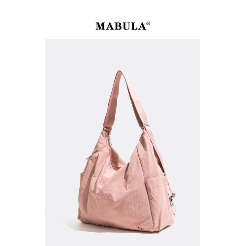 MABULA大容量托特包女式2025新款兩用單肩雙肩包高級感小衆手提包