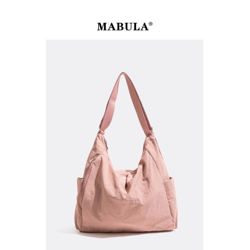 MABULA大容量托特包女式2025新款兩用單肩雙肩包高級感小衆手提包