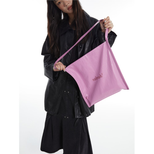 DirtySix “rahrah!”袋袋 5色 撞色綉線 原創大容量軟皮托特包