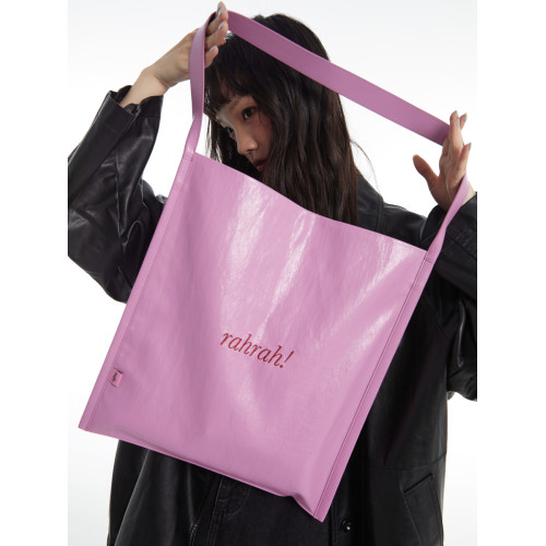 DirtySix “rahrah!”袋袋 5色 撞色綉線 原創大容量軟皮托特包