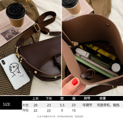 韓版復古小包包2026新款潮時尚春夏寬帶馬鞍包女包質感大氣斜後後背包