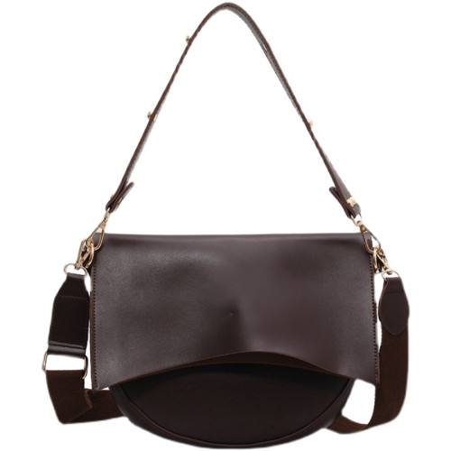 韓版復古小包包2026新款潮時尚春夏寬帶馬鞍包女包質感大氣斜後後背包 韓版復古小包包2026新款潮時尚春夏寬帶馬鞍包女包質感大氣斜後後背包