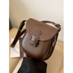 復古通勤馬鞍小包包女2026新款秋季流行斜背豆豆包磨砂迷你手機包