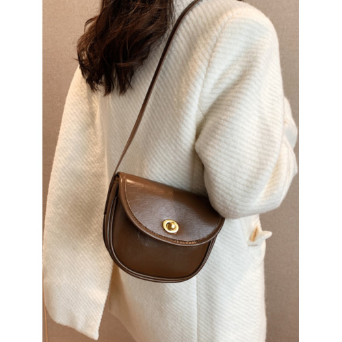 復古小衆包包女2026新款簡約百搭流行爆款馬鞍包韓版時尚斜背小包 復古小衆包包女2026新款簡約百搭流行爆款馬鞍包韓版時尚斜背小包